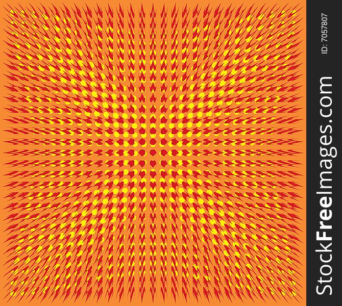 Abstract futuristic volume color vortex perspective background. Abstract futuristic volume color vortex perspective background.