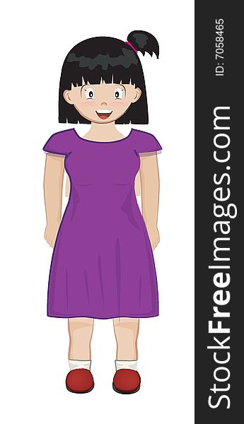 Asian Cartoon Girl