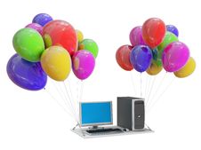 PC Workstation Gift Stock Images