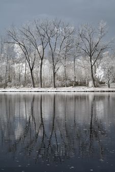 Infrared Lake Stock Image Infrared Lake Stock Image