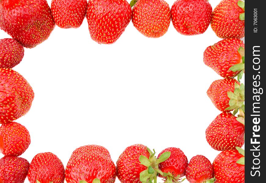 Many Strawberries In Frame