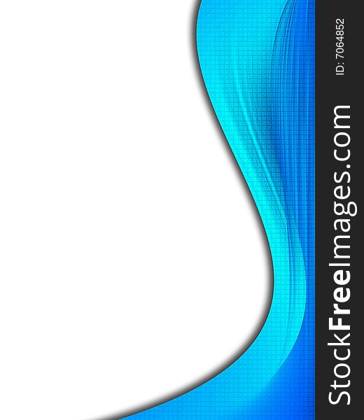 Blue background, dynamic waves with texture. Blue background, dynamic waves with texture