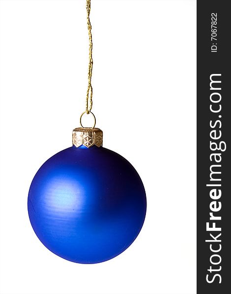 Christmas decoration on a white background