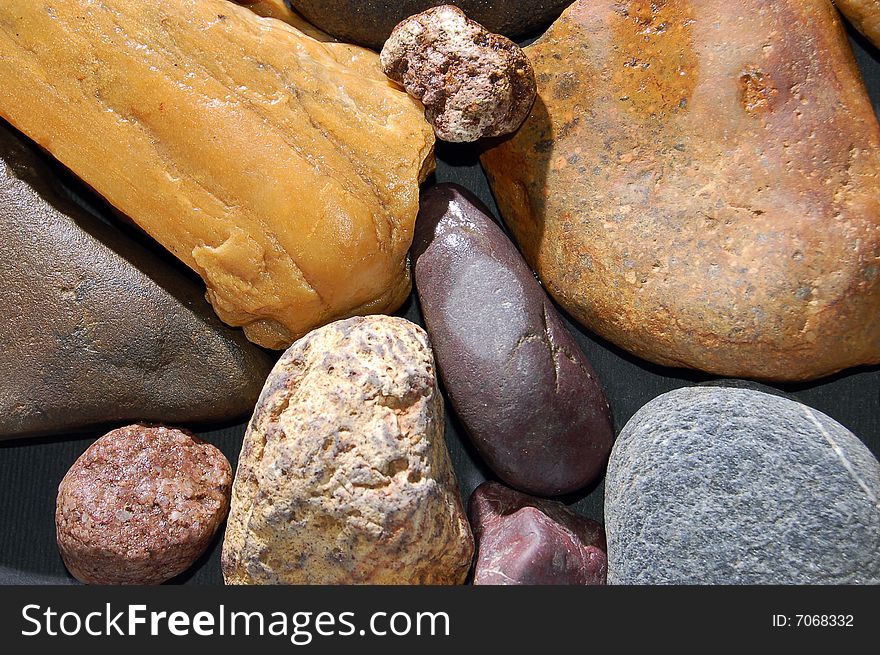 Abstract Background With Colorful Stones