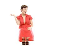 Girl With Dices Royalty Free Stock Images Girl With Dices Royalty Free Stock Images