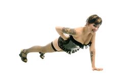 Sexy Punk-rock Girl Royalty Free Stock Photography