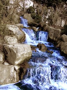 Grandiose Waterfall Royalty Free Stock Photography Grandiose Waterfall Royalty Free Stock Photography