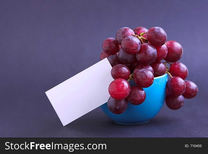 Grapes in cup