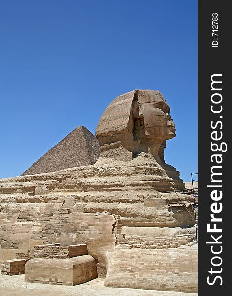 Pyramid and Sphinx