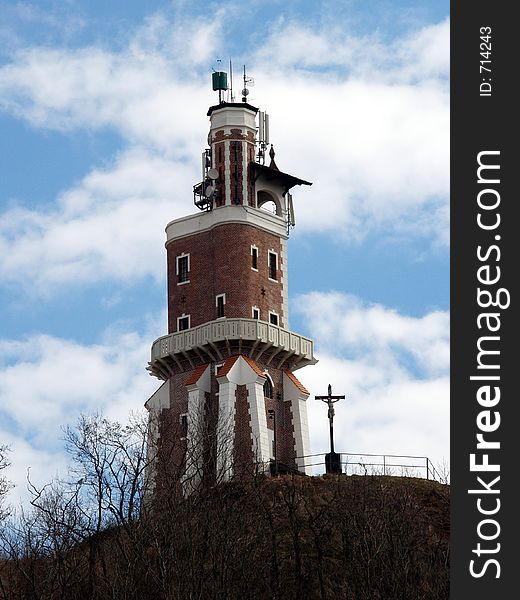 Lokout tower in Czech republic. Lokout tower in Czech republic