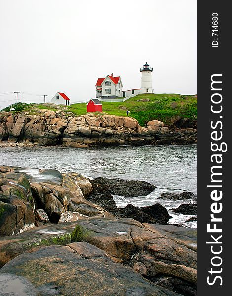 The Cape Neddick Nubble is a small, rocky island a short distance off the eastern point of Cape Neddick near the entrance to the York River. In 1602 explorer Bartholomew Gosnold met with local Indians on the island and dubbed it Savage Rock. The Cape Neddick Nubble is a small, rocky island a short distance off the eastern point of Cape Neddick near the entrance to the York River. In 1602 explorer Bartholomew Gosnold met with local Indians on the island and dubbed it Savage Rock.