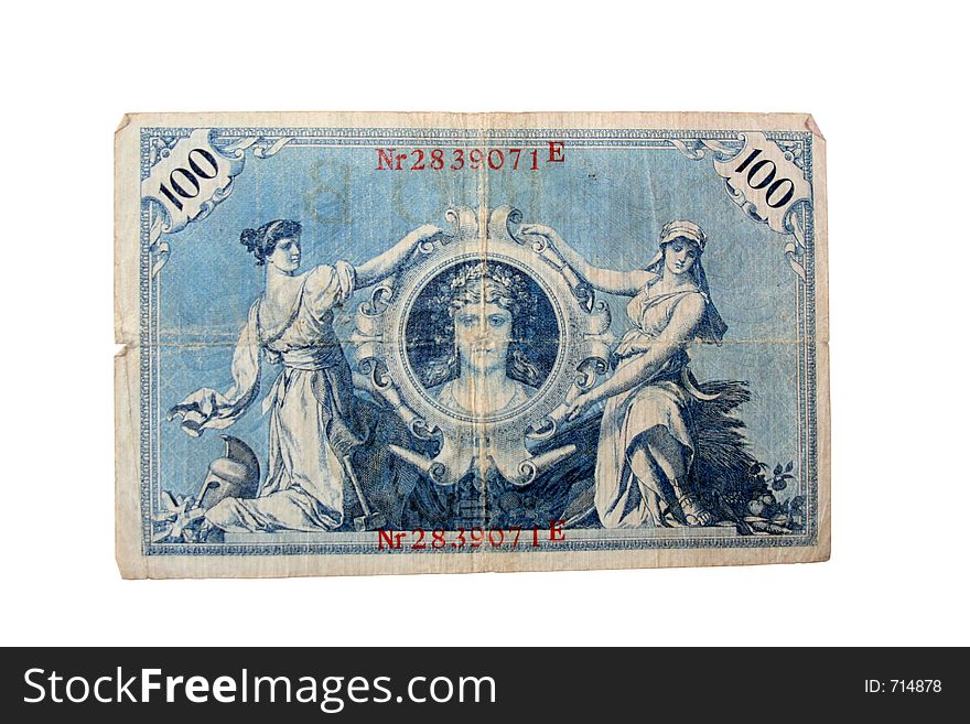 Digital photo of german reichsmark from the year 1908.