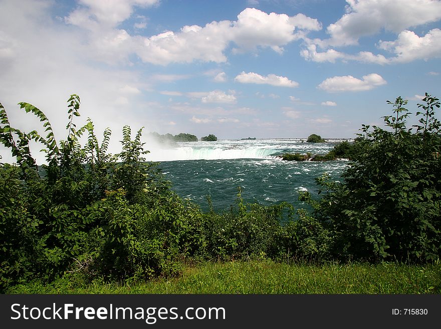 Niagara River at the Falls