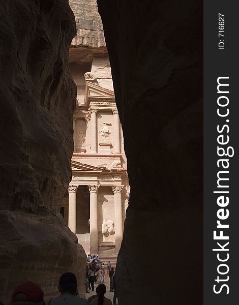 The ancient City of Petra. The ancient City of Petra