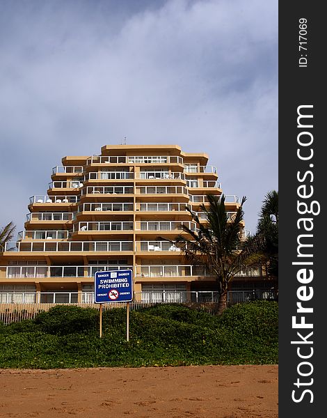 Beach house holiday flats on the beach