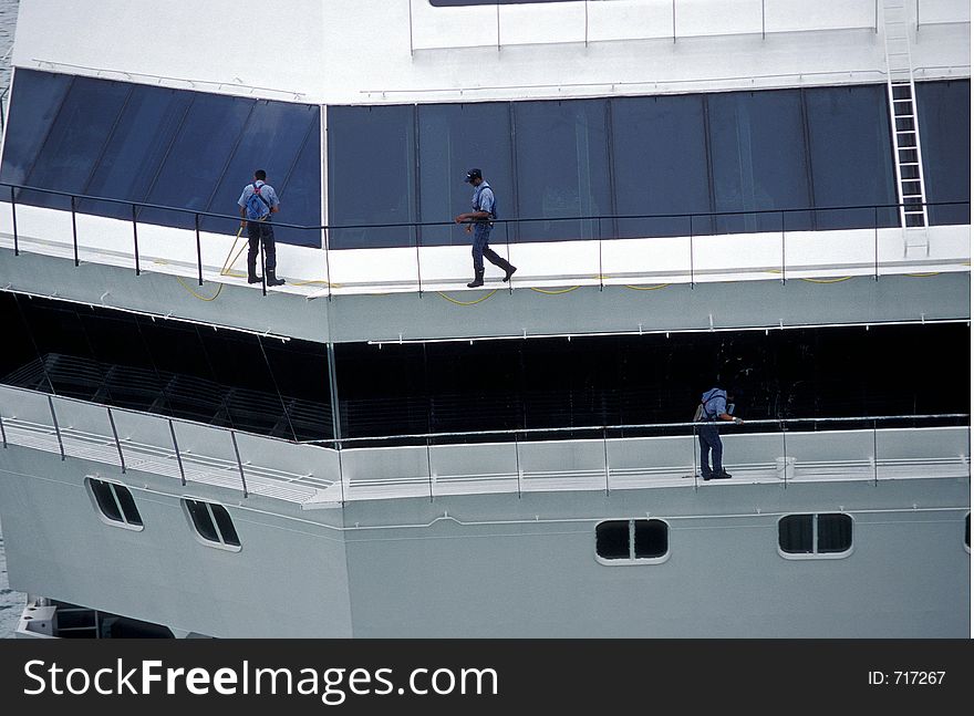 Cruise ship Docked