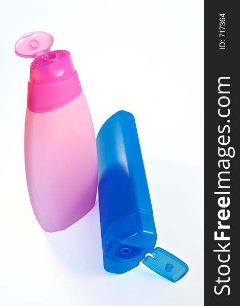 Shampoo bottle-hygienic accessory. Shampoo bottle-hygienic accessory