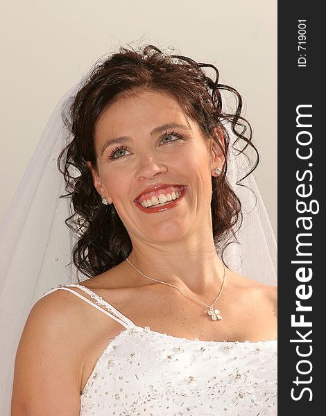Wedding Bride Smiling