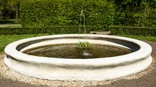 Fountain In The Castle Garden Stock Image Fountain In The Castle Garden Stock Image