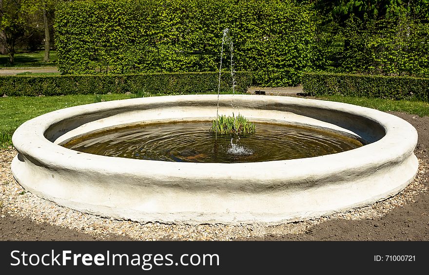 Fountain In The Castle Garden