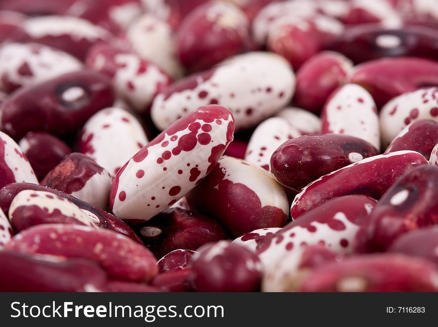 Red kidney beans - macro background .