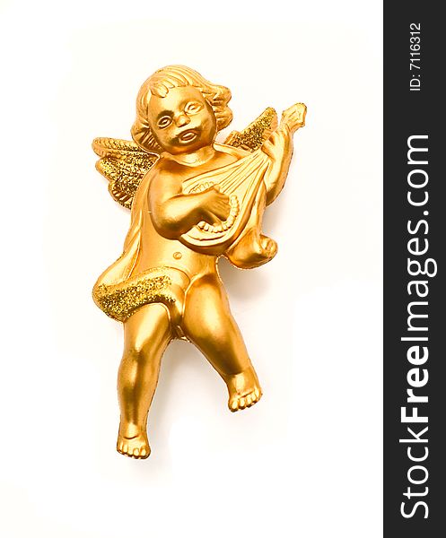 Figure angel-Cupid isolated on a white background