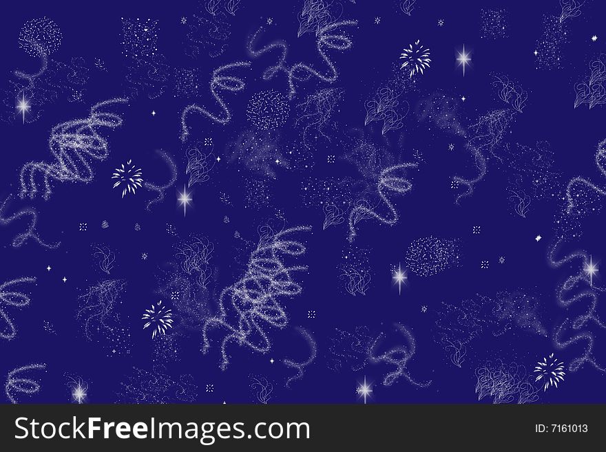 A dark blue background featuring various glitter patterns, stars and fireworks. A perfect background for any occaision, festive creations etc Credit to Obsidian Dawn for brushes used. A dark blue background featuring various glitter patterns, stars and fireworks. A perfect background for any occaision, festive creations etc Credit to Obsidian Dawn for brushes used.
