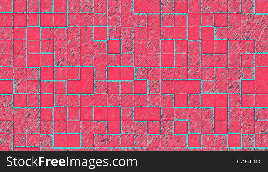 Colorful Artistic Tetris Cubes Background