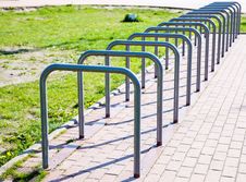 Parking Space For Bicycles Royalty Free Stock Images Parking Space For Bicycles Royalty Free Stock Images