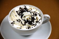 Hot Cocoa With Whipped Cream Royalty Free Stock Image Hot Cocoa With Whipped Cream Royalty Free Stock Image