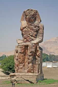 Colossi Of Memnon Stock Image Colossi Of Memnon Stock Image