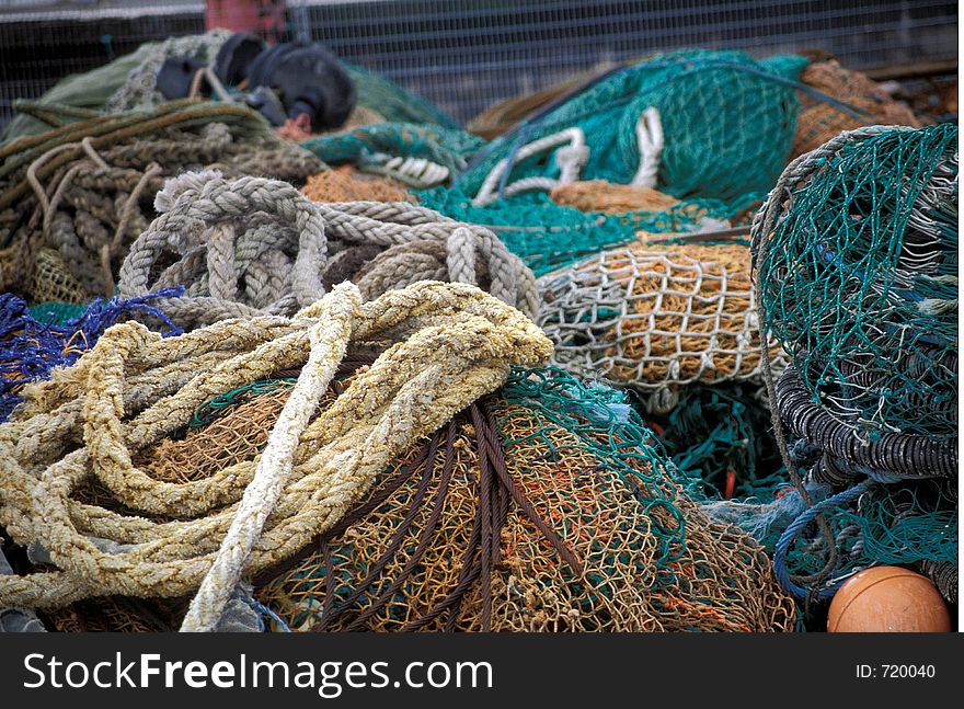 Nets on a Boat. Nets on a Boat