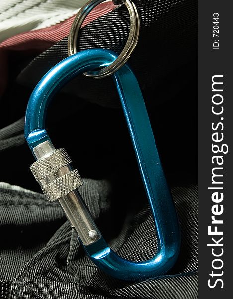 Carabiner used for climbing