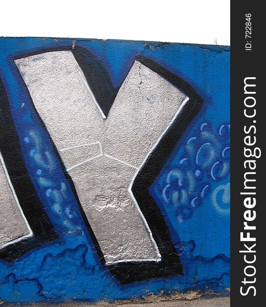 Letter Y, graffiti