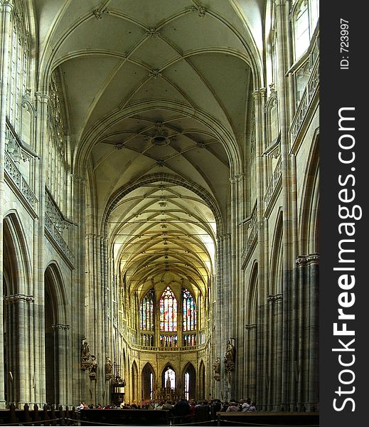 St Vitus cathedral in Prague