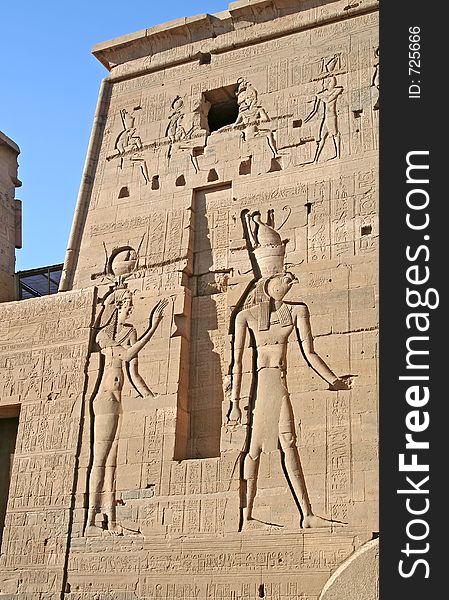 Temple of Philae at Aswan, Egypt