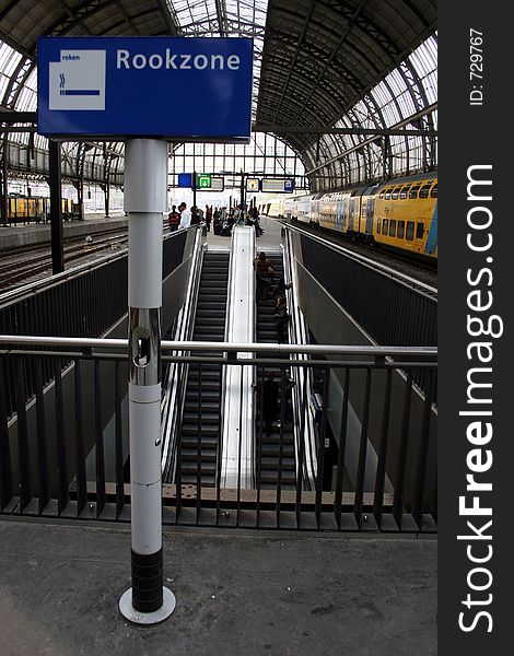 A new area where you can smoke on trainstations in holland. A new area where you can smoke on trainstations in holland