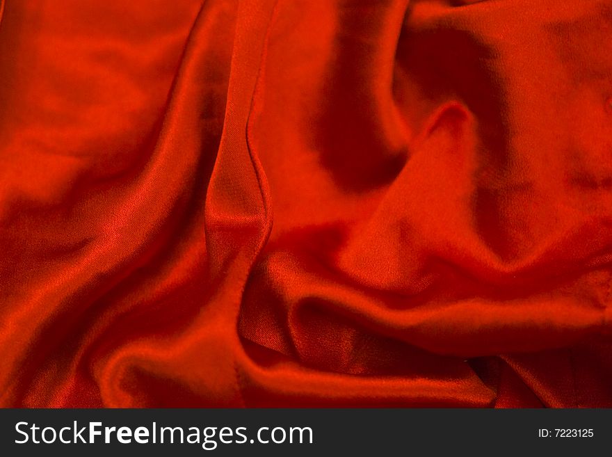 Abstract background of the red satin