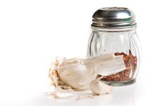 Garlic & Pepper Stock Photography Garlic & Pepper Stock Photography