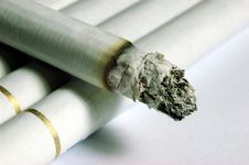 Super Macro On Cigarettes Stock Images Super Macro On Cigarettes Stock Images