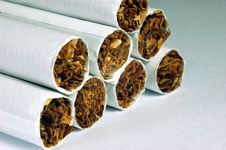 Super Macro On Cigarettes Royalty Free Stock Image Super Macro On Cigarettes Royalty Free Stock Image