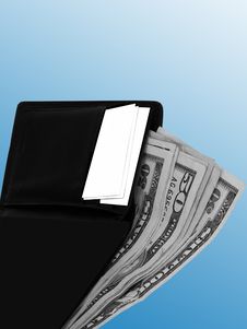 Wallet And Money Stock Images