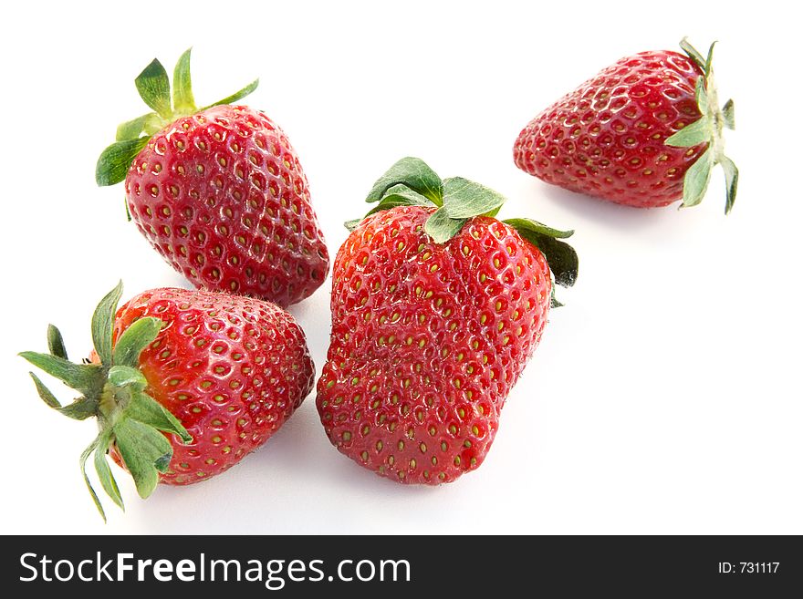 Ripe strawberry-juicy garden crop