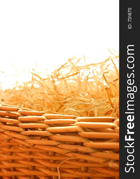 Wood Wool In The Basket