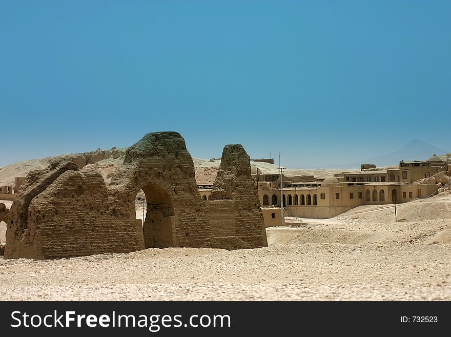 Egypt: desert ruins. Egypt: desert ruins