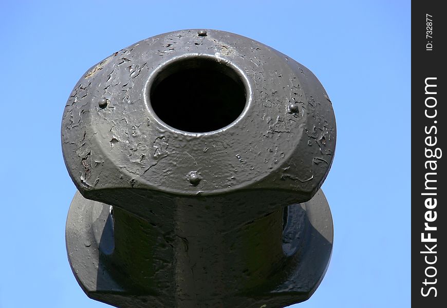 Looking down the barrel of a Sherman Tank. Looking down the barrel of a Sherman Tank.