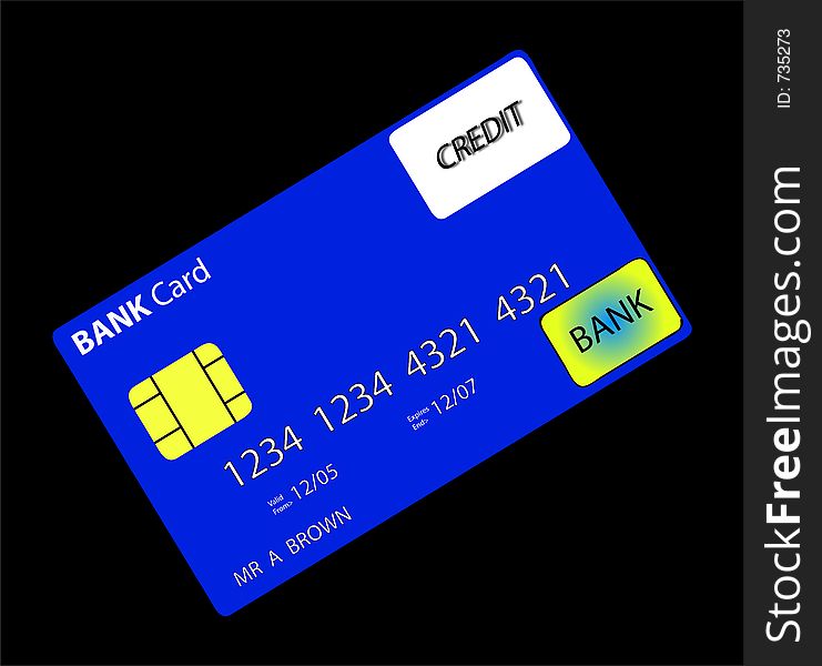 This is a bank credit card. This is a bank credit card