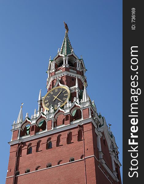 Moscow kremlin clock