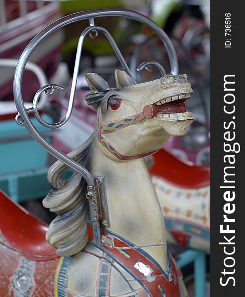 Horse on the merry go round