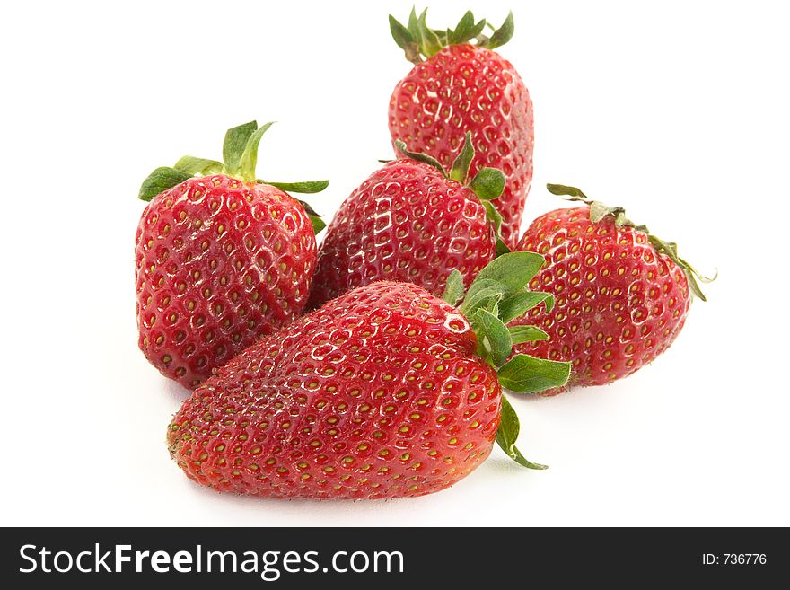 Ripe strawberry-juicy garden crop